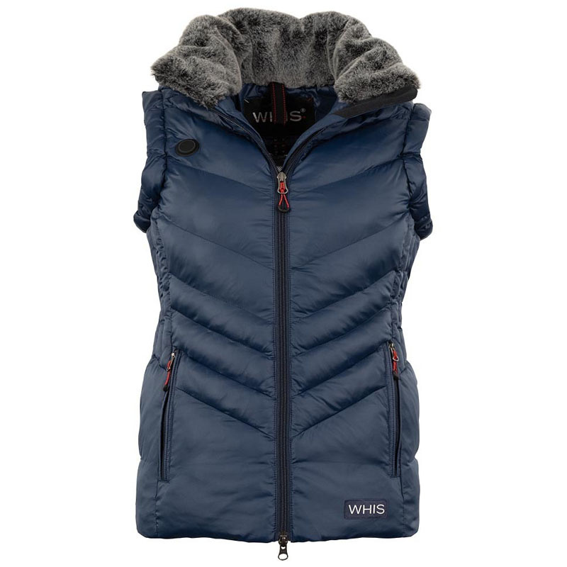 Podgrzewana kamizelka jeździecka Coach Granatowa