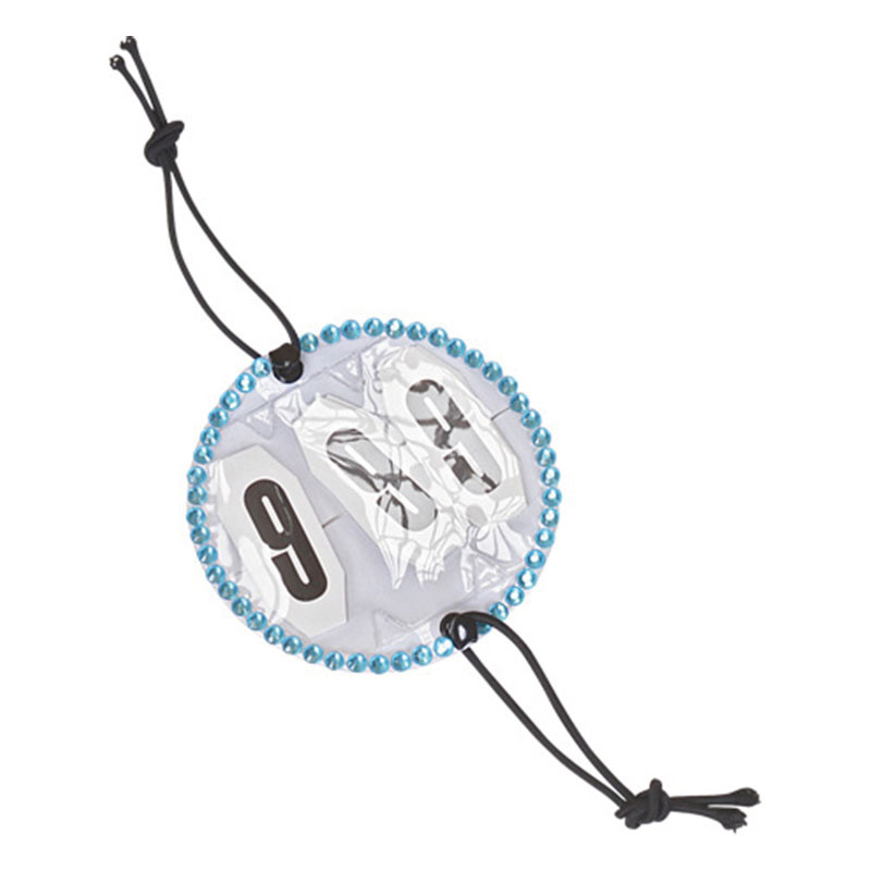 Numer startowy Kryształ HG Niebieski