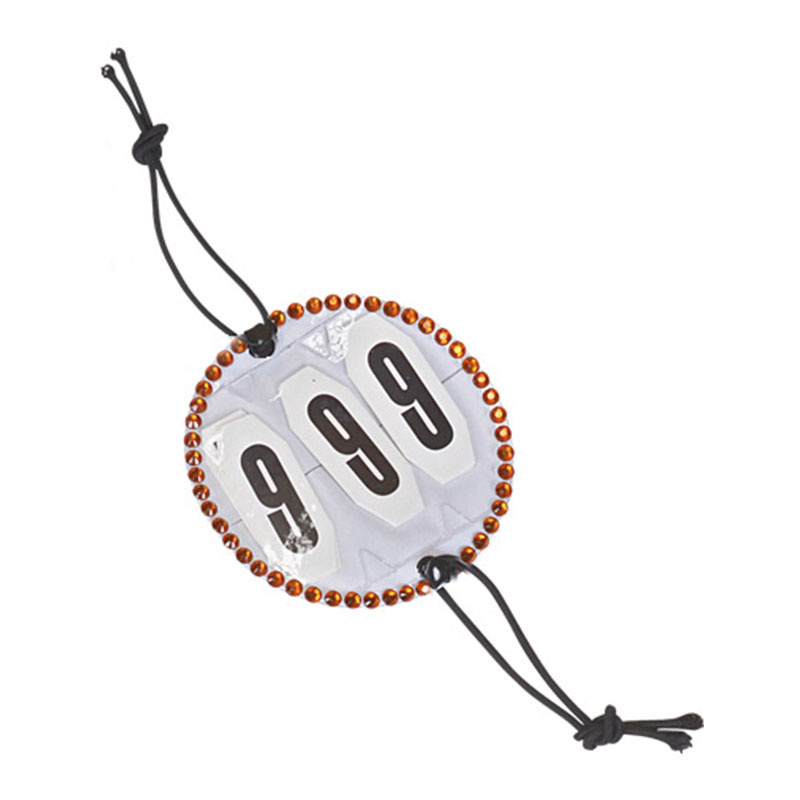 Numer startowy Kryształ HG Złoty