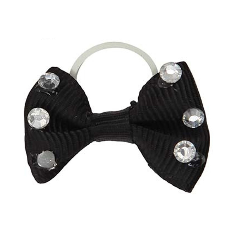 Kryształowe wstążki do grzywy 20-szt. HG czarne