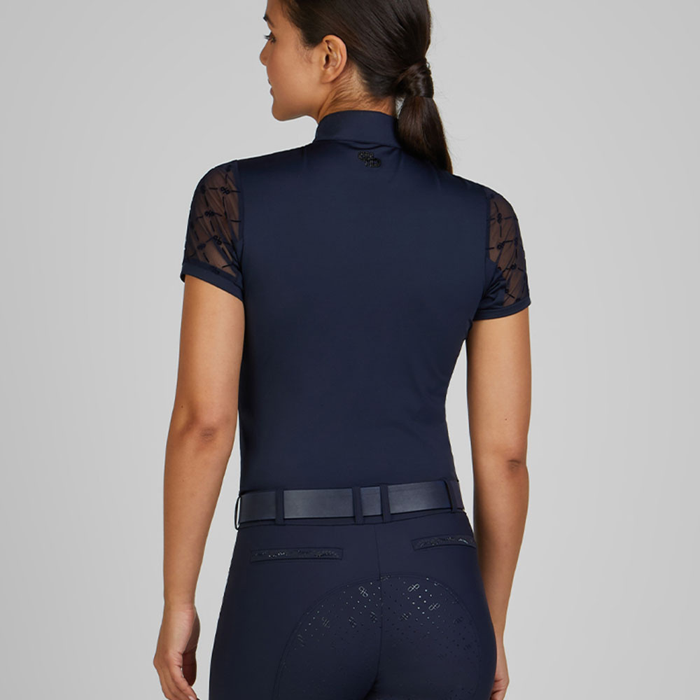 Top konkursowy Cut-Out Selection Granatowy