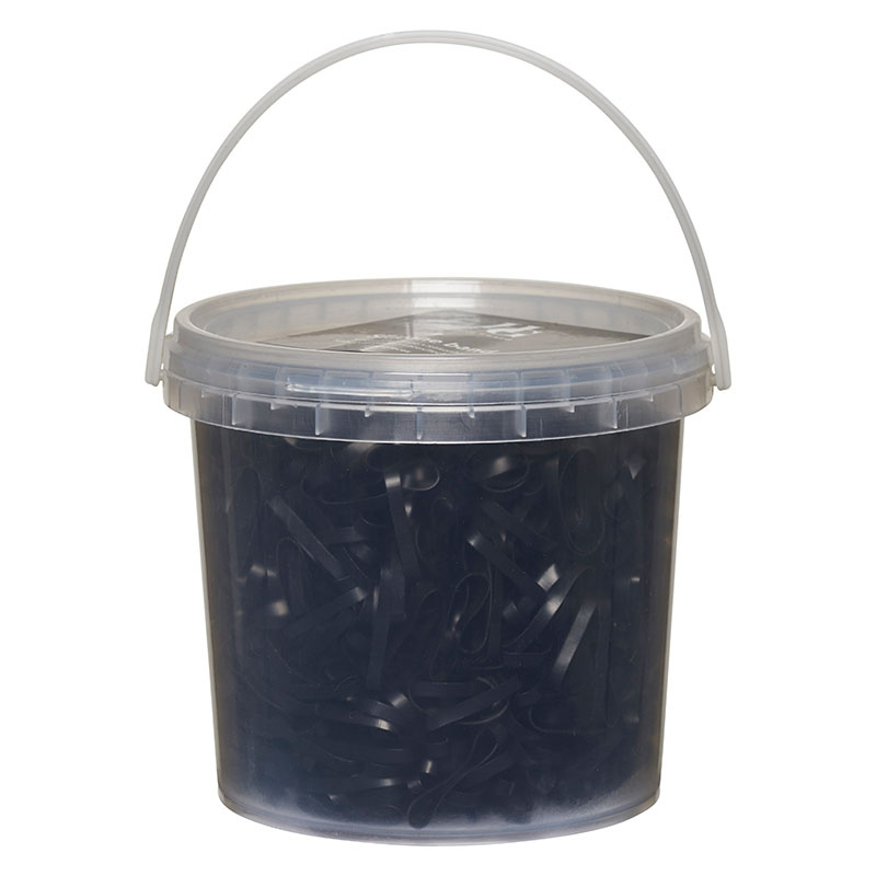 Gumki silikonowe 1500 szt. HG Czarne