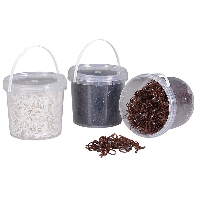 Gumki silikonowe 1500 szt. HG Czarne