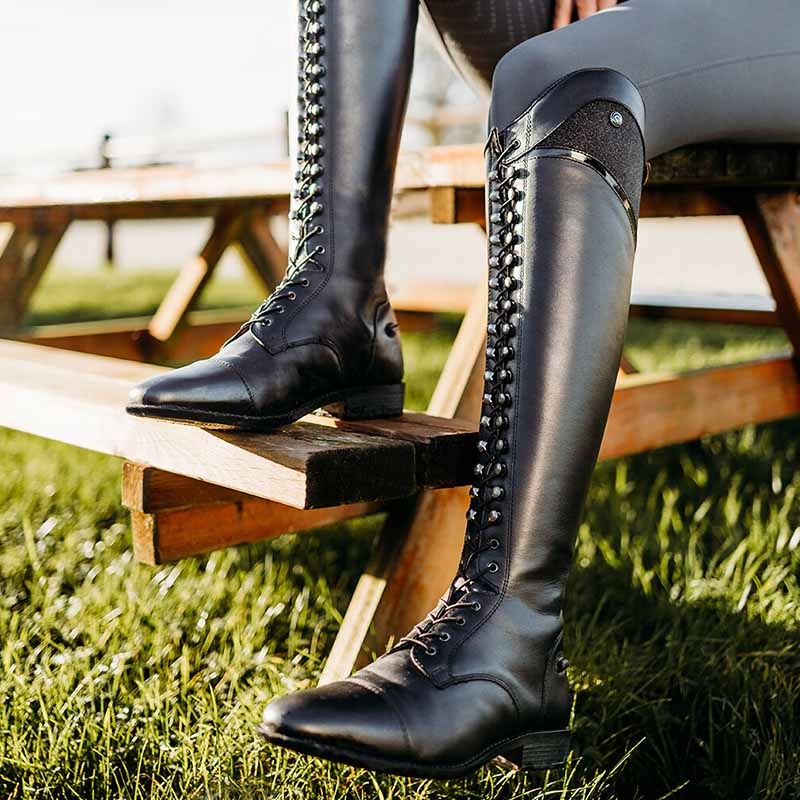 Oficerki ujeżdżeniowe Dziecko/Junior Hailey Czarne