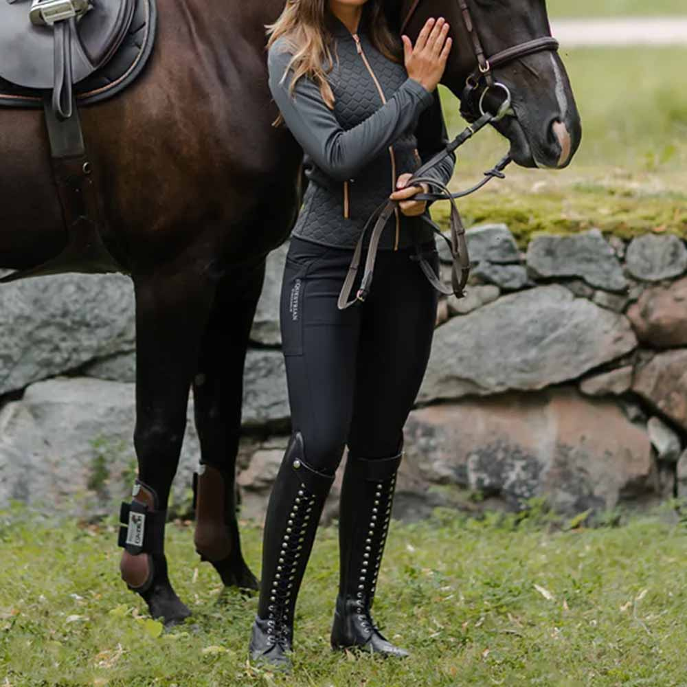 Bryczesy ES Dressage Elite Full Grip Black