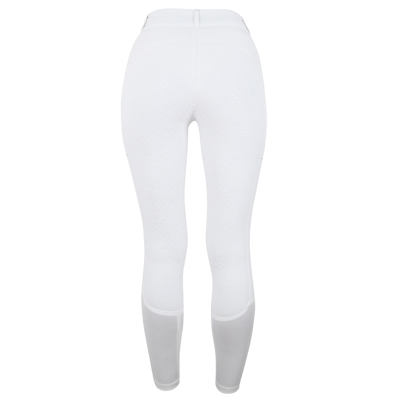 Bryczesy ES Dressage Elite Full Grip White Perfection