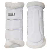 Ochraniacze treningowe ES Faux Fur White Silver Ochraniacze treningowe ES Faux Fur White Silver