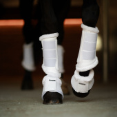 Ochraniacze treningowe ES Faux Fur White Silver Ochraniacze treningowe ES Faux Fur White Silver