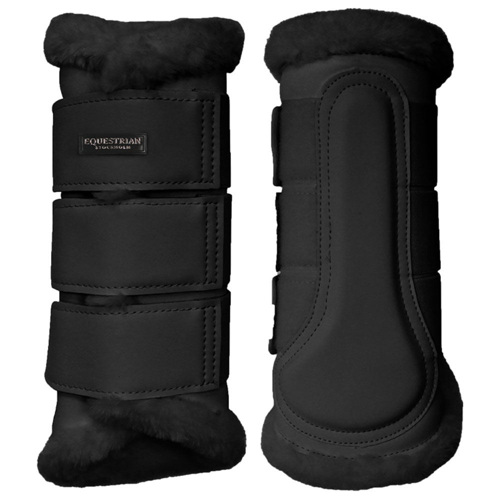 Ochraniacze treningowe ES Faux Fur Black