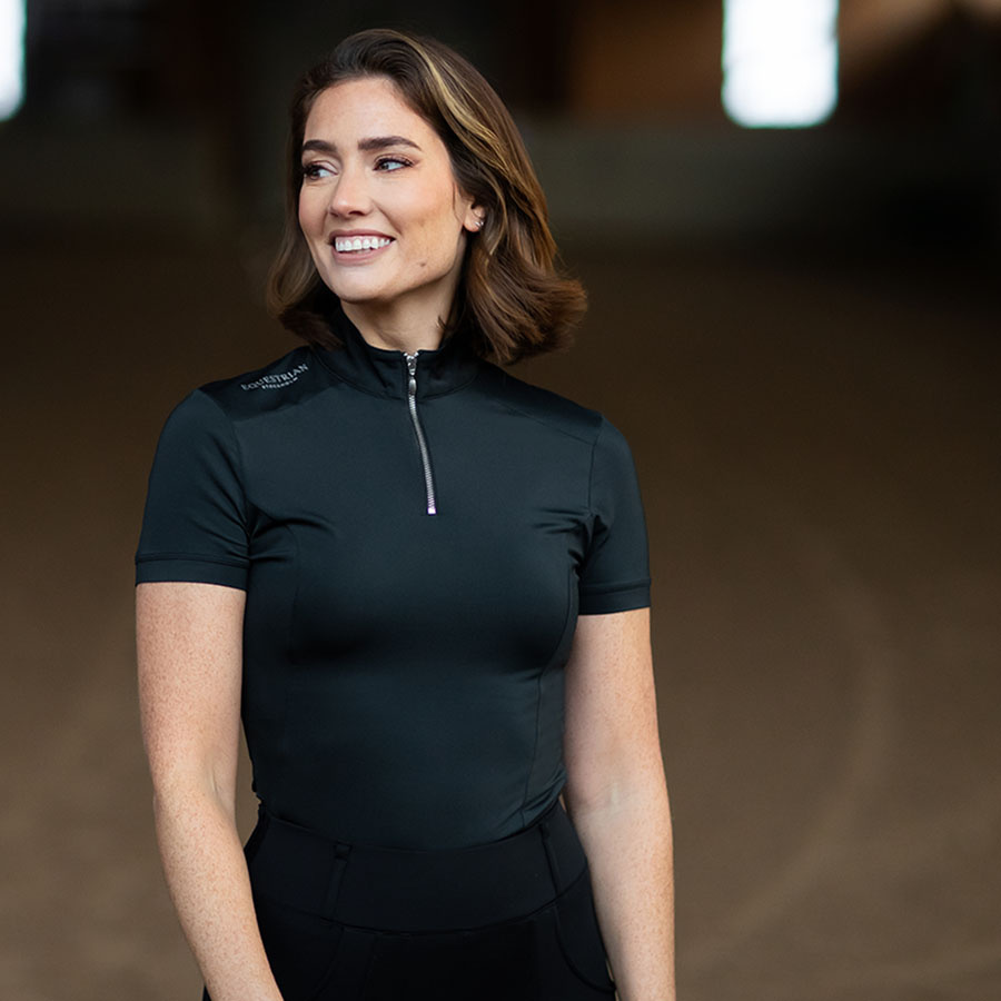 Top treningowy ES UV Protection Short Sleeve Black Edition