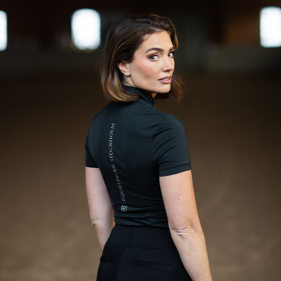 Top treningowy ES UV Protection Short Sleeve Black Edition