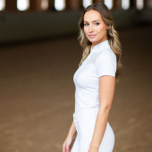 Koszulka konkursowa ES Crystal Champion White Perfection Silver Koszulka konkursowa ES Crystal Champion White Perfection Silver