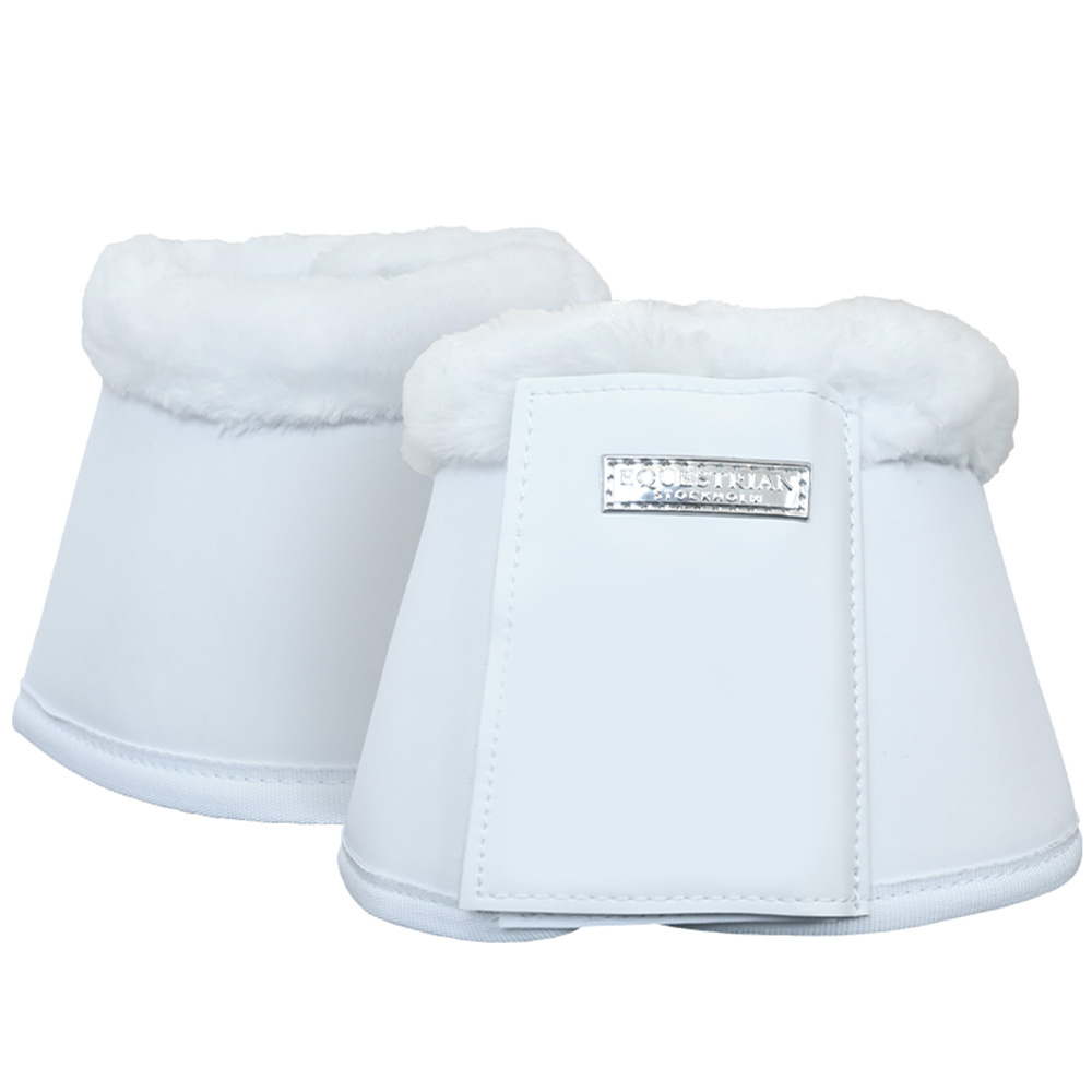 Kaloszki ES Faux Fur White Silver