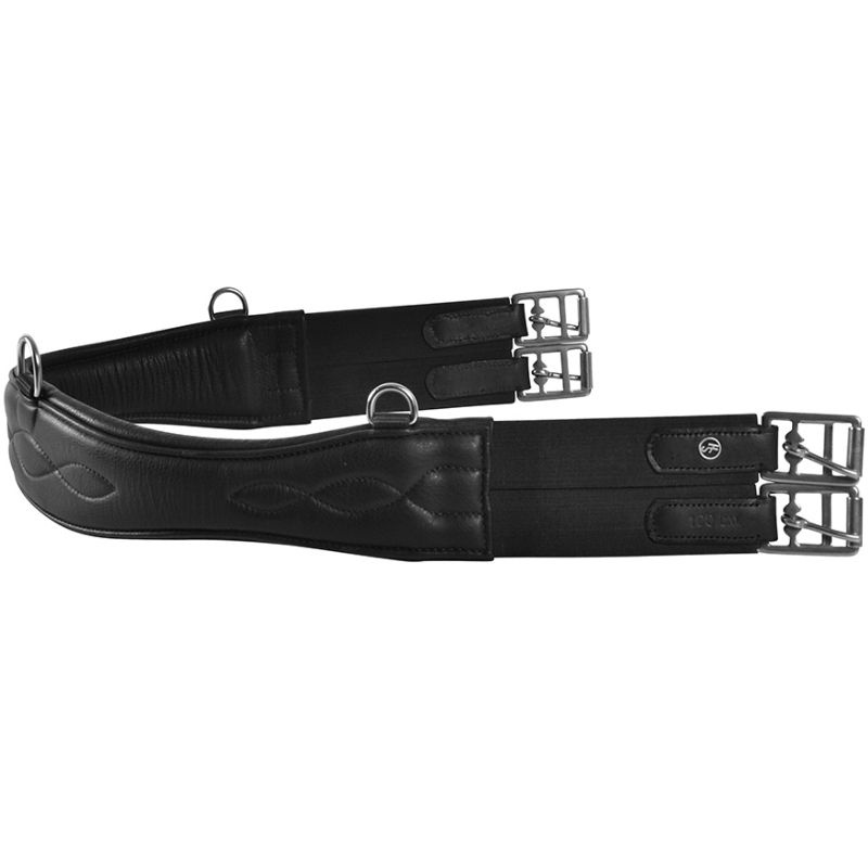 Popręg Anatomiczny HS Leather Czarny