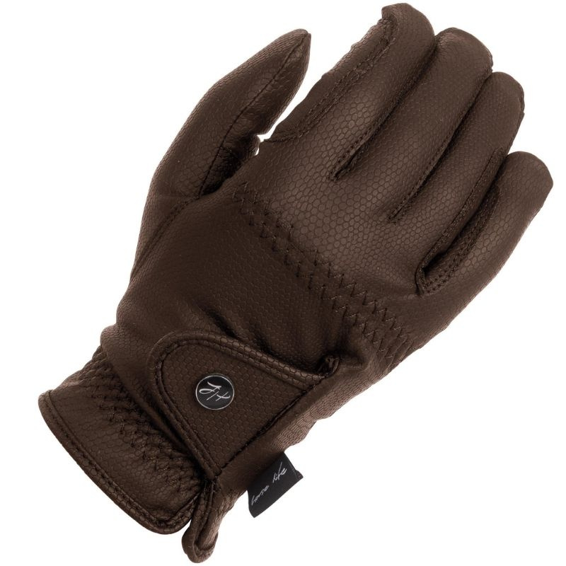 Rękawiczki jeździeckie Dzieci/Junior Flexible Grip Winter Brązowe