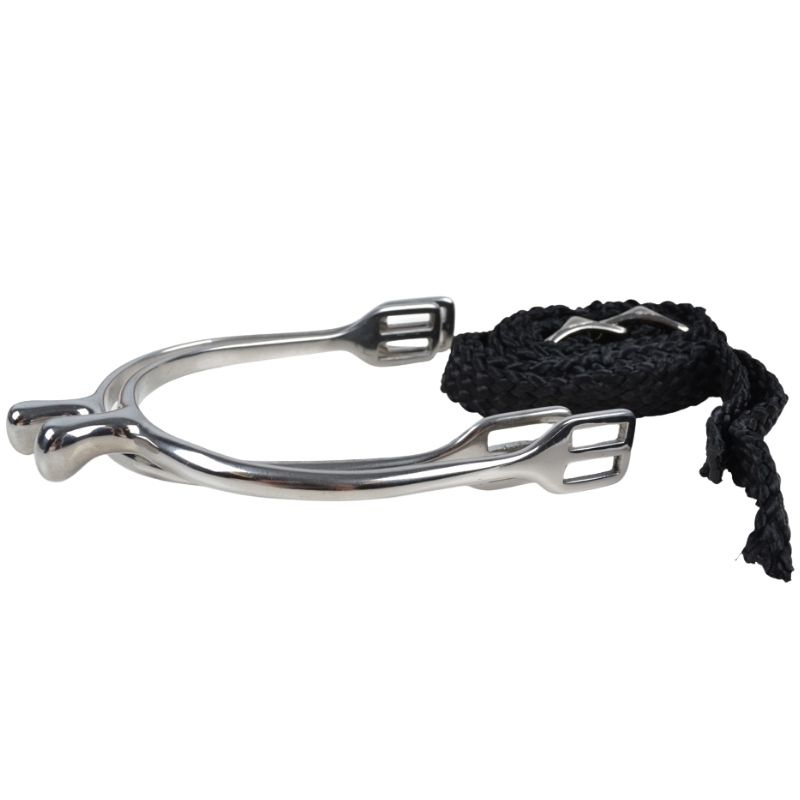 Ostrogi HS Stainless Steel Rounded 20mm Srebrne
