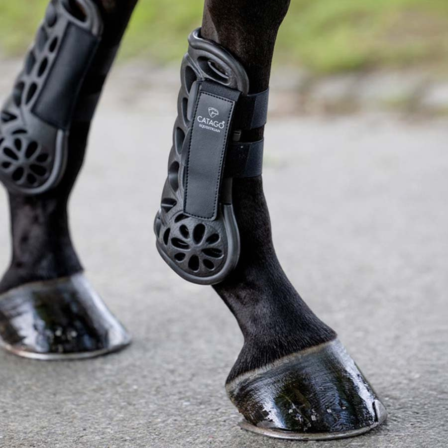 Ochraniacze skokowe przód EVA GUMFLY Czarne