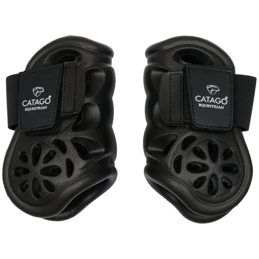 Ochraniacze skokowe tył EVA GUMFLY Czarne