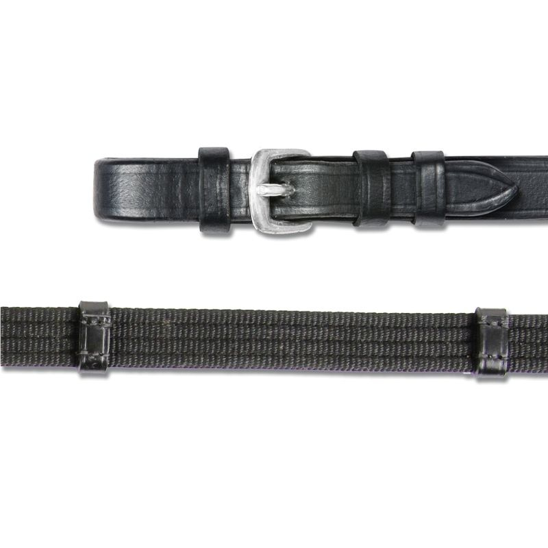 Wodze parciane Cord Czarne
