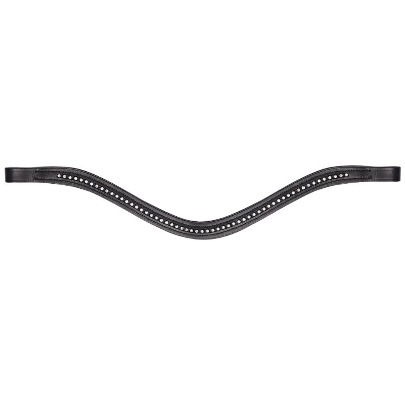 Naczółek Diamond Curved Czarny/Srebrny