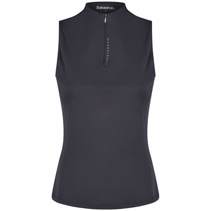 Top Tank Half Zip Classic Sports Granatowy