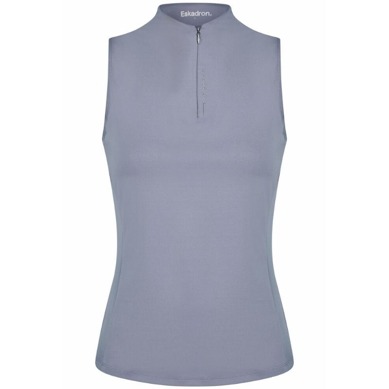 Top Tank Half Zip Classic Sports Fioletowy