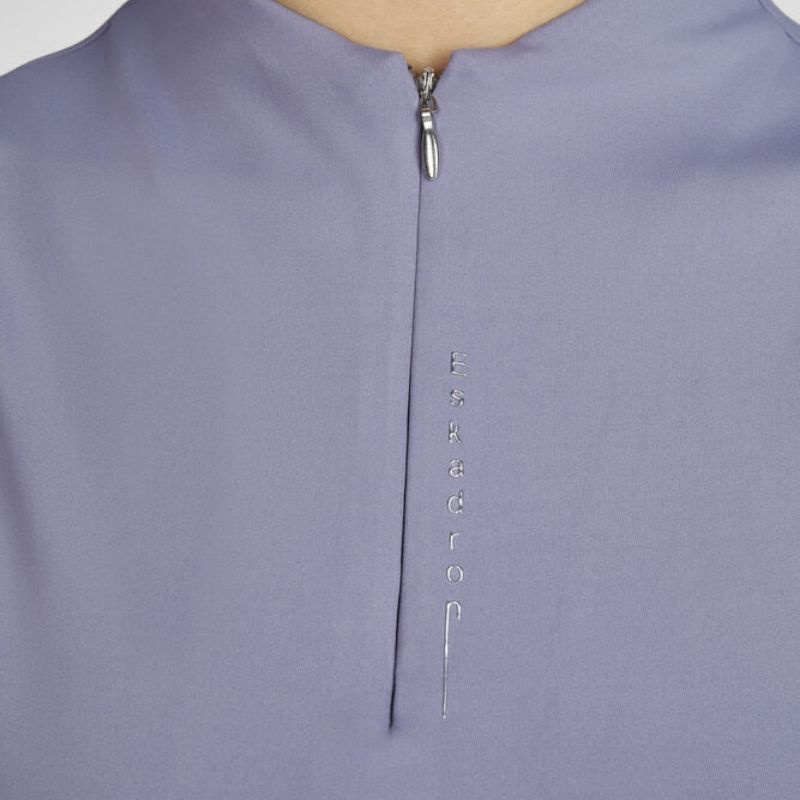 Top Tank Half Zip Classic Sports Fioletowy