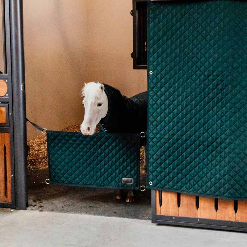 Bariera na boks Ciemnozielona