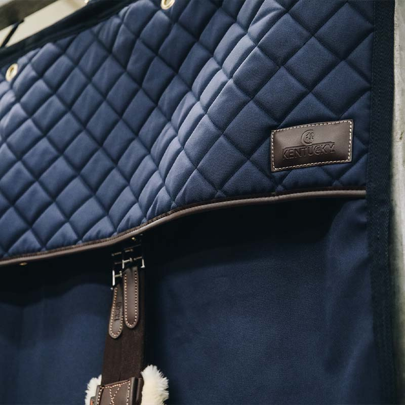 Zasłona stajenna Waterproof Granatowa