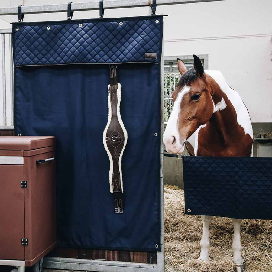 Zasłona stajenna Waterproof Granatowa