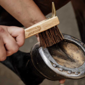 Kopystka ze szczotką Brązowa Kopystka ze szczotką Brązowa