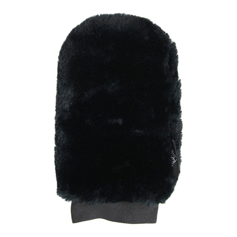 Rękawica do czyszczenia Sheepskin Czarna