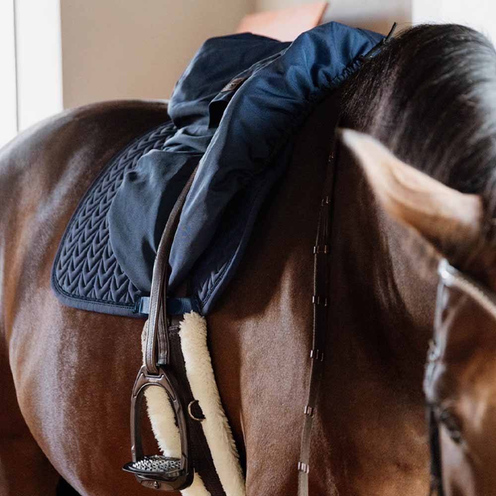 Pokrowiec na siodło Waterproof Wszechstronny Granatowy