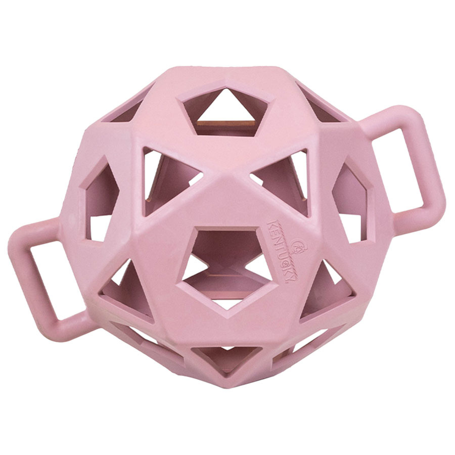 Piłka na siano Relax Play & Hay Stary róż