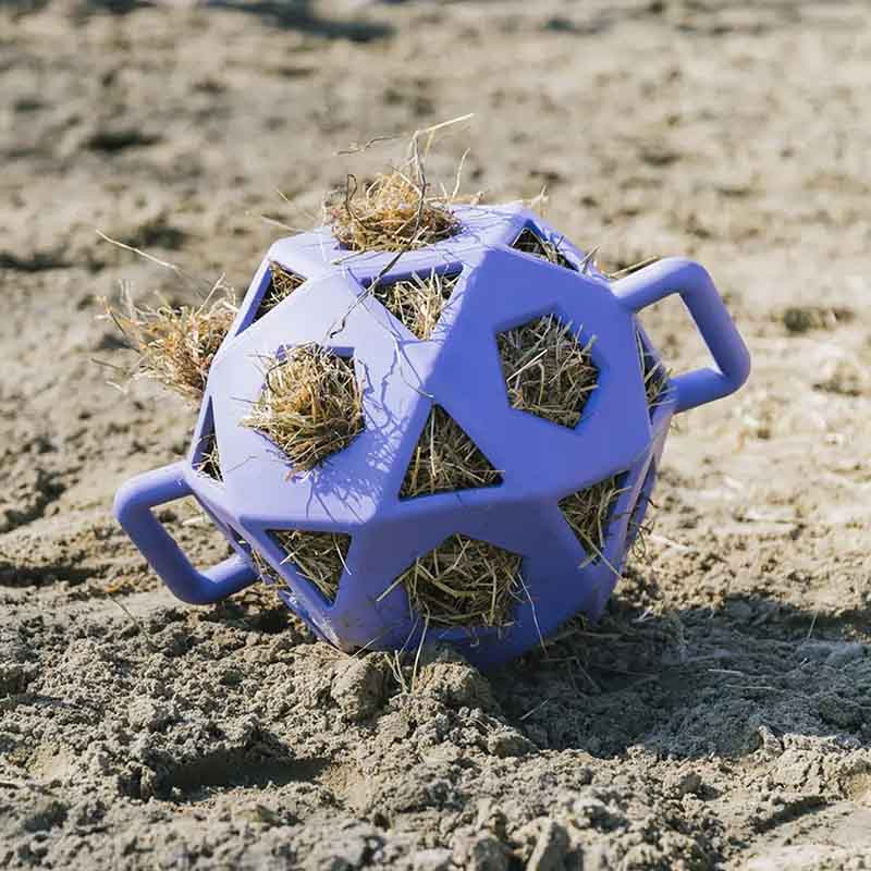 Piłka na siano Relax Play & Hay Fioletowa