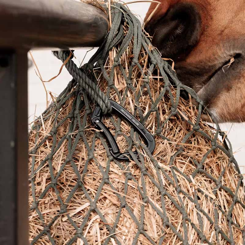 Hak Aluminiumn Safety Snap Czarny