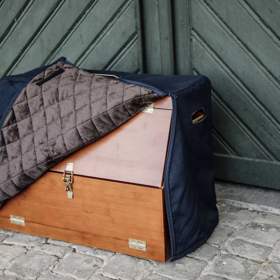 Pokrowiec na skrzynkę Show Grooming, Granatowy