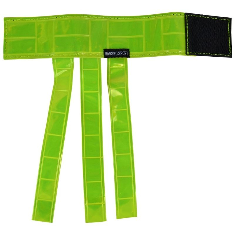 Odblask na ogon HS Velcro Żółty