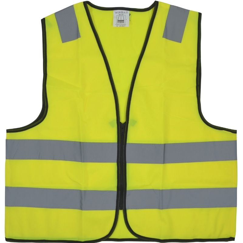 Kamizelka odblaskowa HS Zipper Żółta
