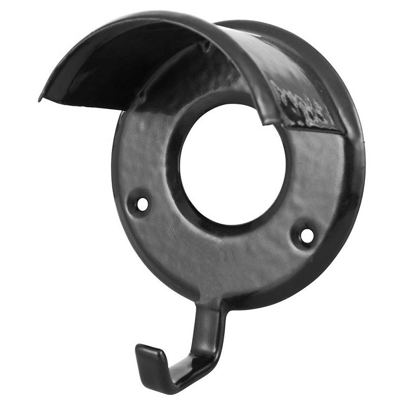 Wieszak na ogłowie Coated Czarny