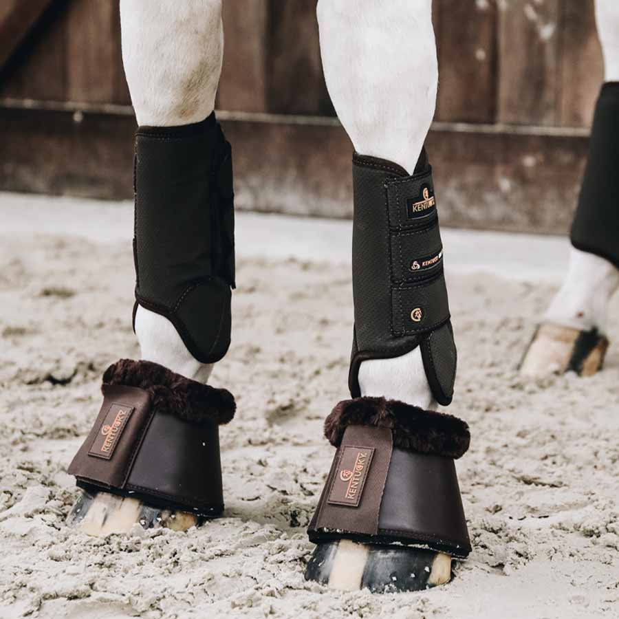 Ochraniacze crossowe Eventing Air Tech Front Brązowe