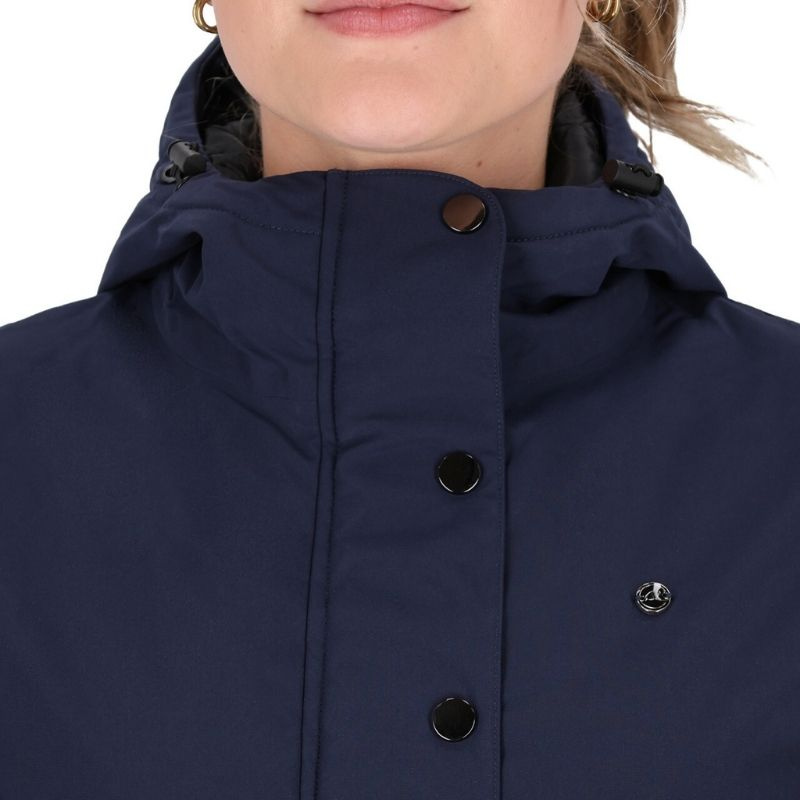 Kurtka Parka Linde Waterproof Granatowa