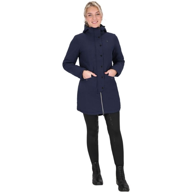 Kurtka Parka Linde Waterproof Granatowa
