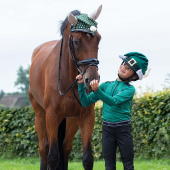 Pokrowiec na kask Świąteczny Elf Zielony Pokrowiec na kask Świąteczny Elf Zielony
