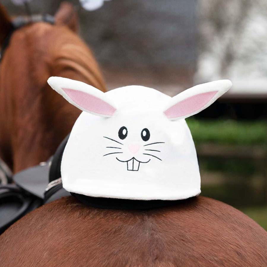 Pokrowiec na kask Easter Bunny Biały