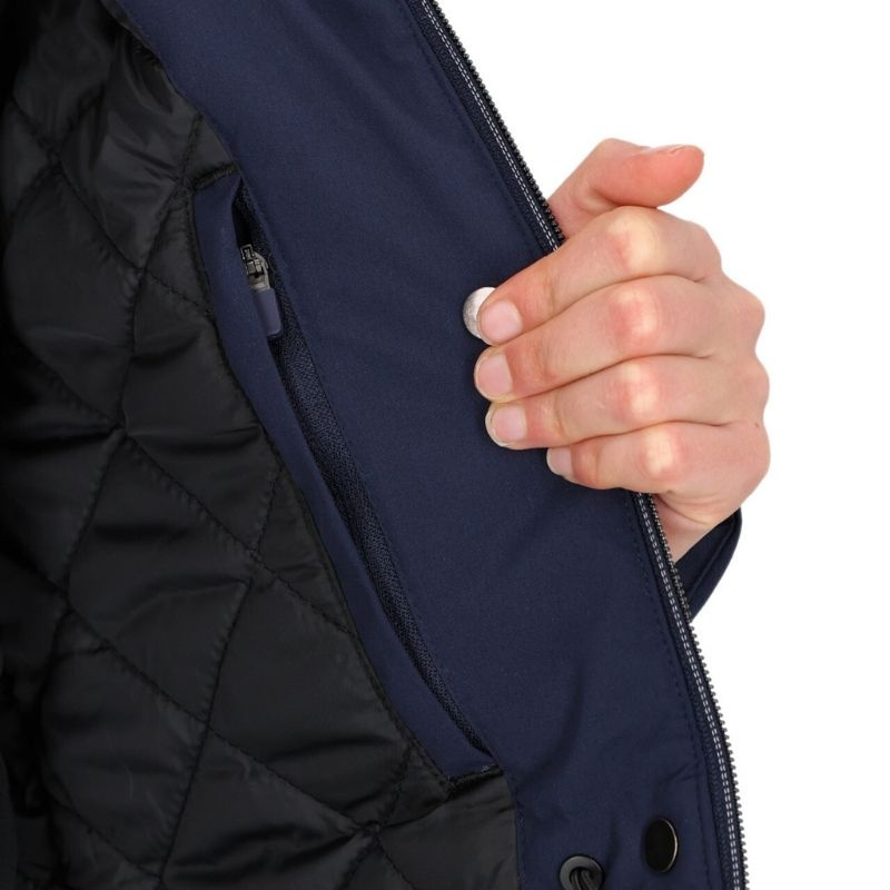 Kurtka Parka Dzieci/Junior Linde Waterproof Granatowa