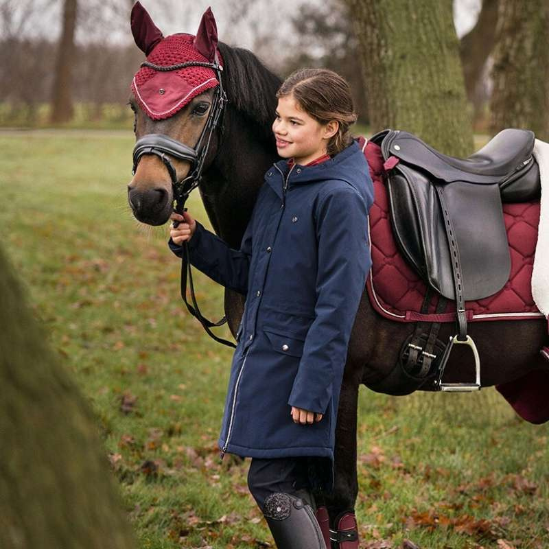 Kurtka Parka Dzieci/Junior Linde Waterproof Granatowa