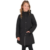 Kurtka Parka Dzieci/Junior Linde Waterproof Czarna Kurtka Parka Dzieci/Junior Linde Waterproof Czarna
