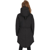 Kurtka Parka Dzieci/Junior Linde Waterproof Czarna Kurtka Parka Dzieci/Junior Linde Waterproof Czarna