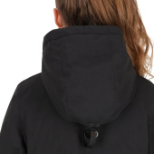 Kurtka Parka Dzieci/Junior Linde Waterproof Czarna Kurtka Parka Dzieci/Junior Linde Waterproof Czarna